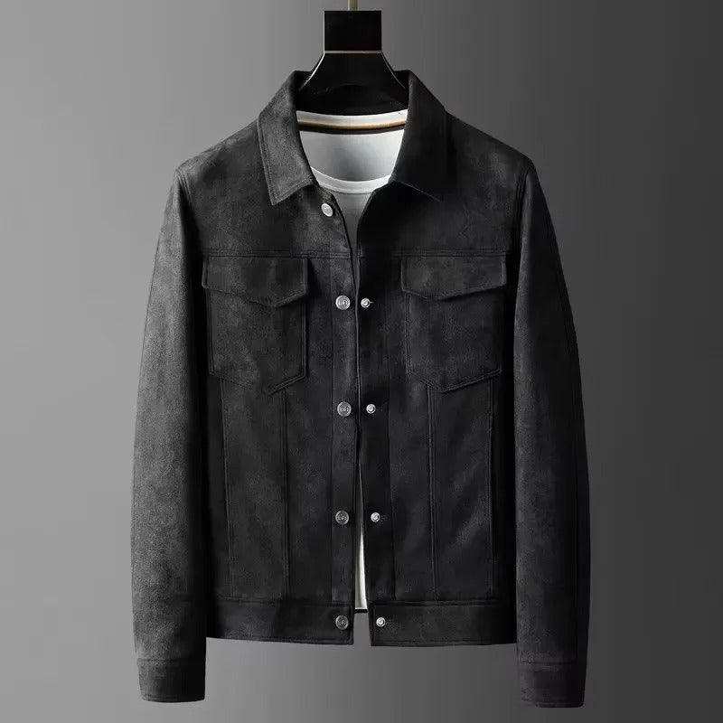 Peter | Elegante Lederoptik-Jacke