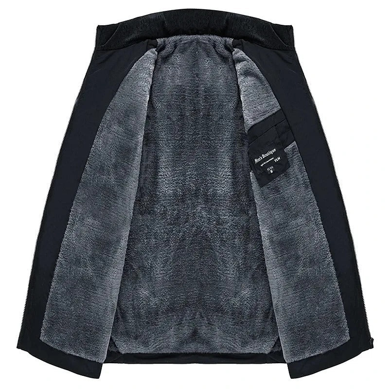 Elegante wattierte Pufferjacke
