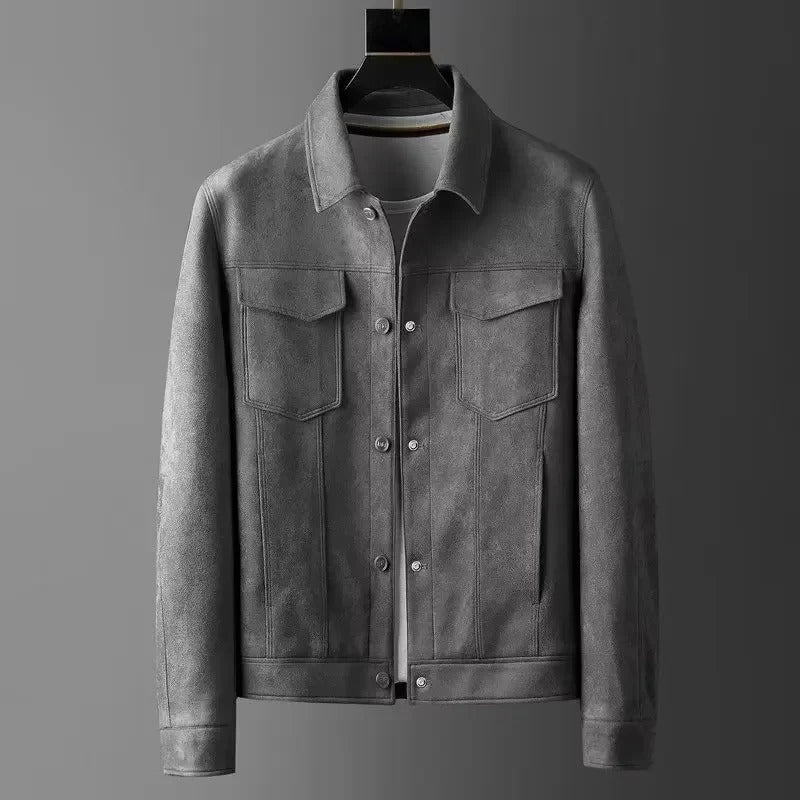 Peter | Elegante Lederoptik-Jacke