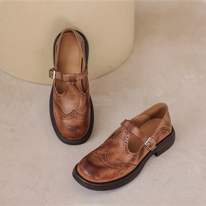 Mattea | Elegante Mary Janes aus Leder