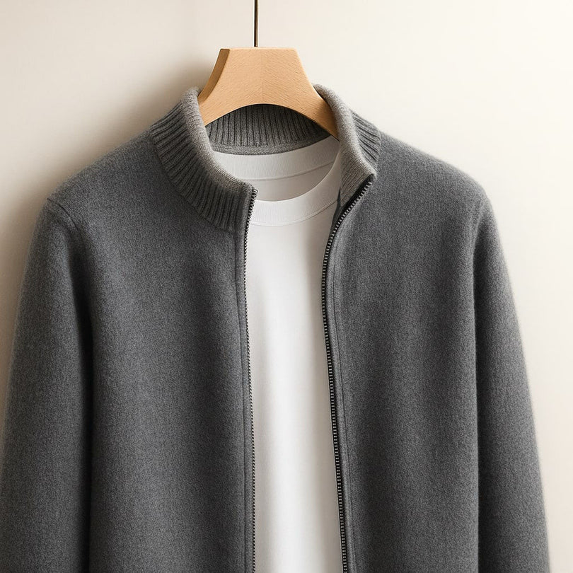 Elegante Kaschmir-Strickjacke