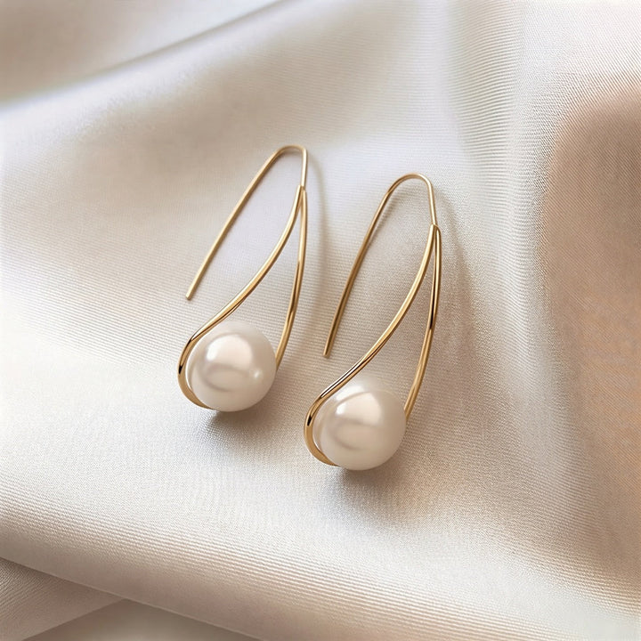 Elegante Ohrringe aus mystischer Perle