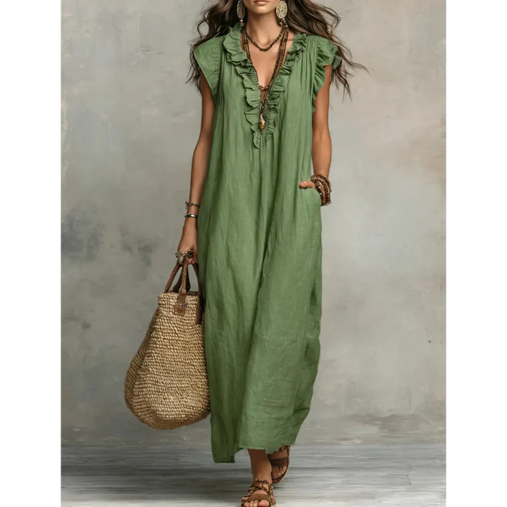 Zoey | Langes Bohemian-Kleid