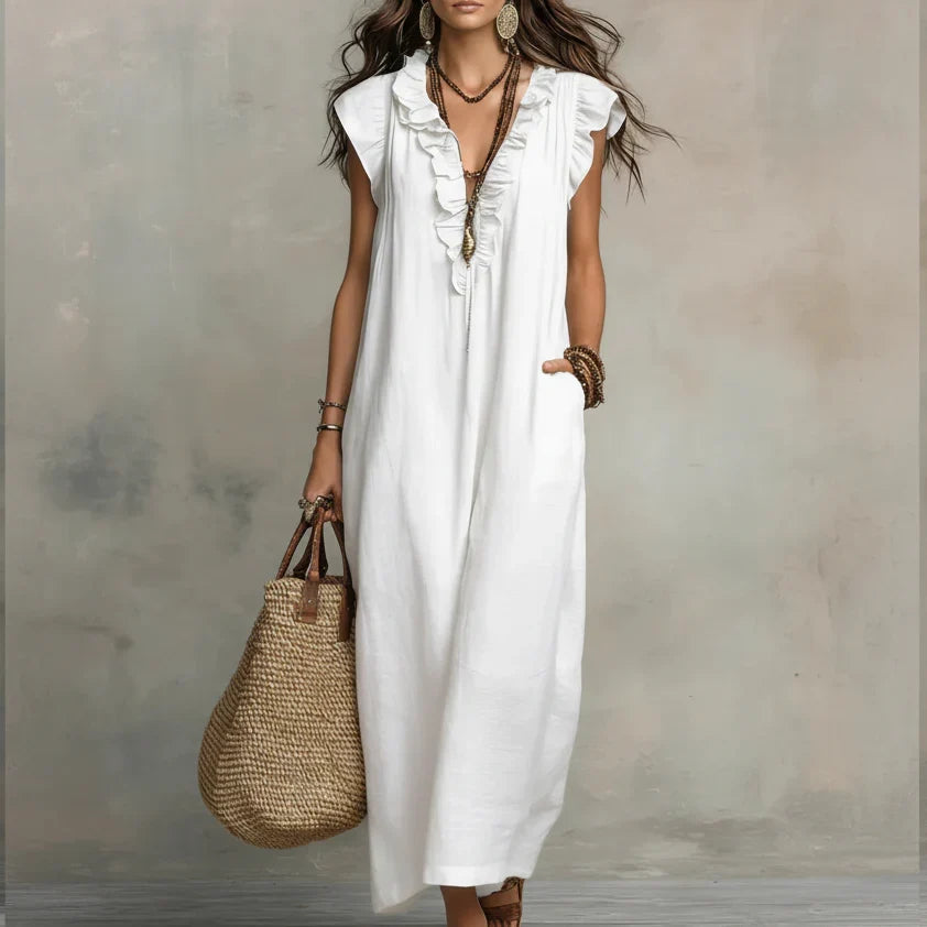 Zoey | Langes Bohemian-Kleid