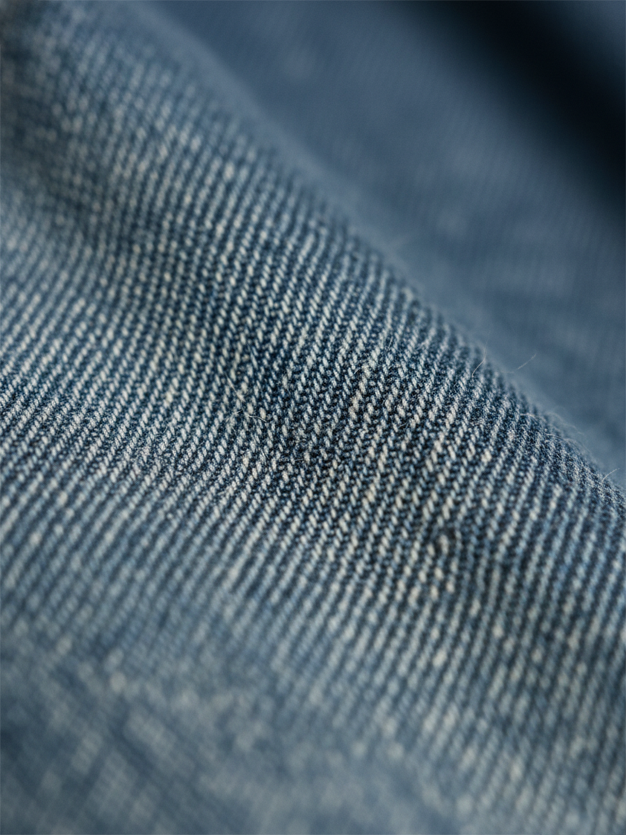 Karen | Langes Vintage-Denim-Kleid mit weichem Baumwolltouch