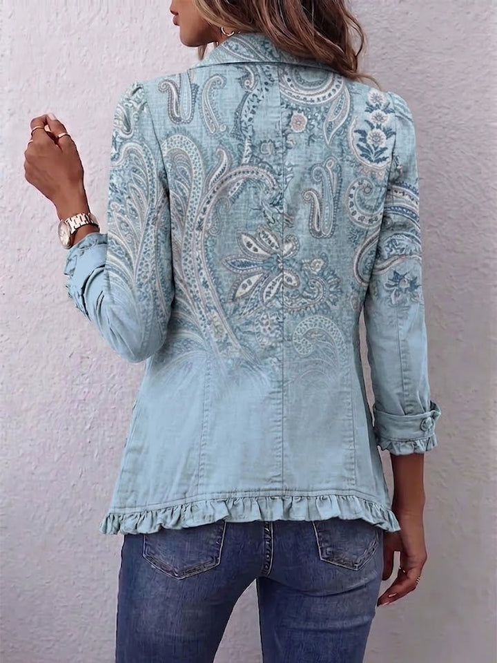 Remedios | Vintage Cashmere-Jacke mit Volants