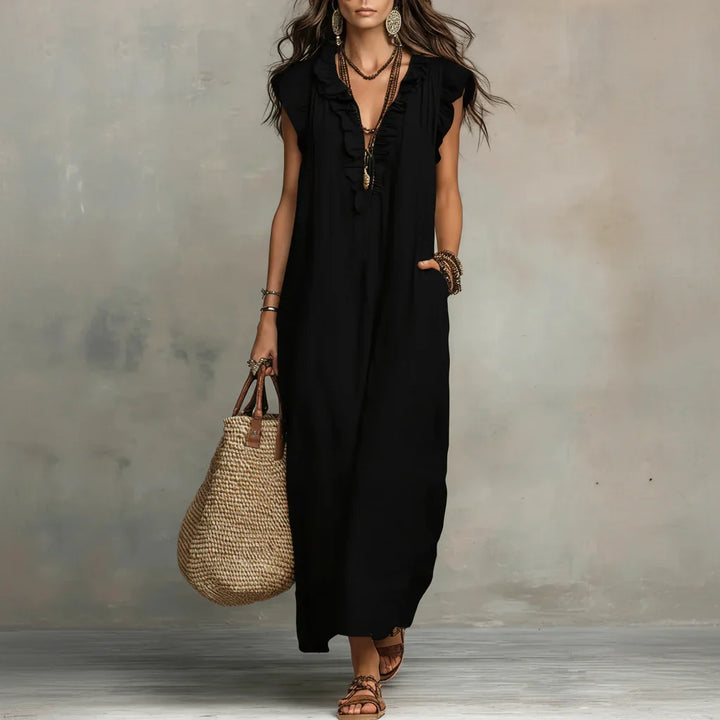 Zoey | Langes Bohemian-Kleid