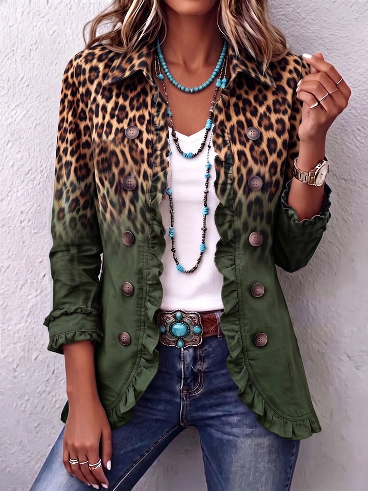 Hannah | Bestickte Jacke mit Volants