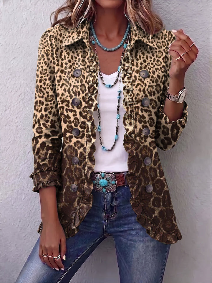 Nazaret | Leopardenjacke mit Volants