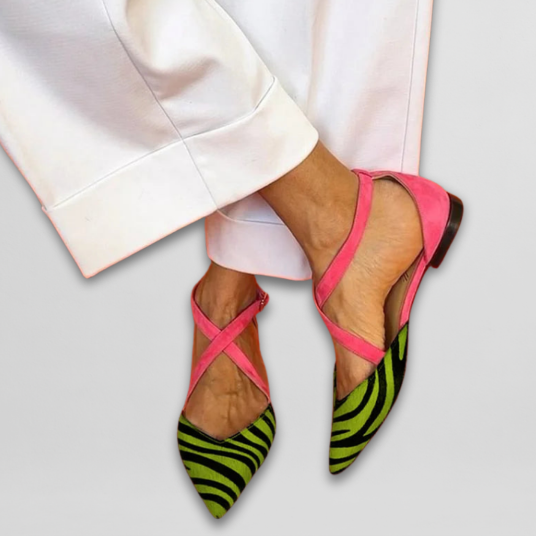 Ornella | Ballerinas mit Riemchen