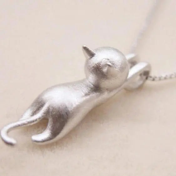 Lustiges Collier mit 925er Silberanhänger