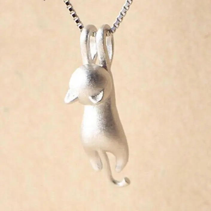 Lustiges Collier mit 925er Silberanhänger