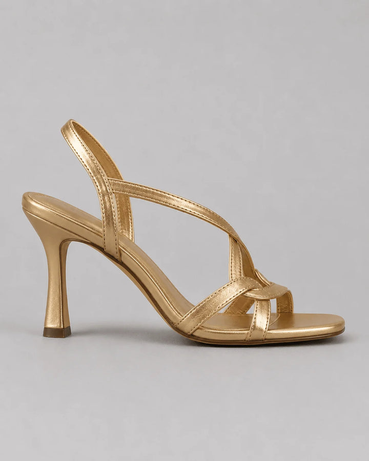 Cassie | Sandalen mit Absatz Golden Summer Charm