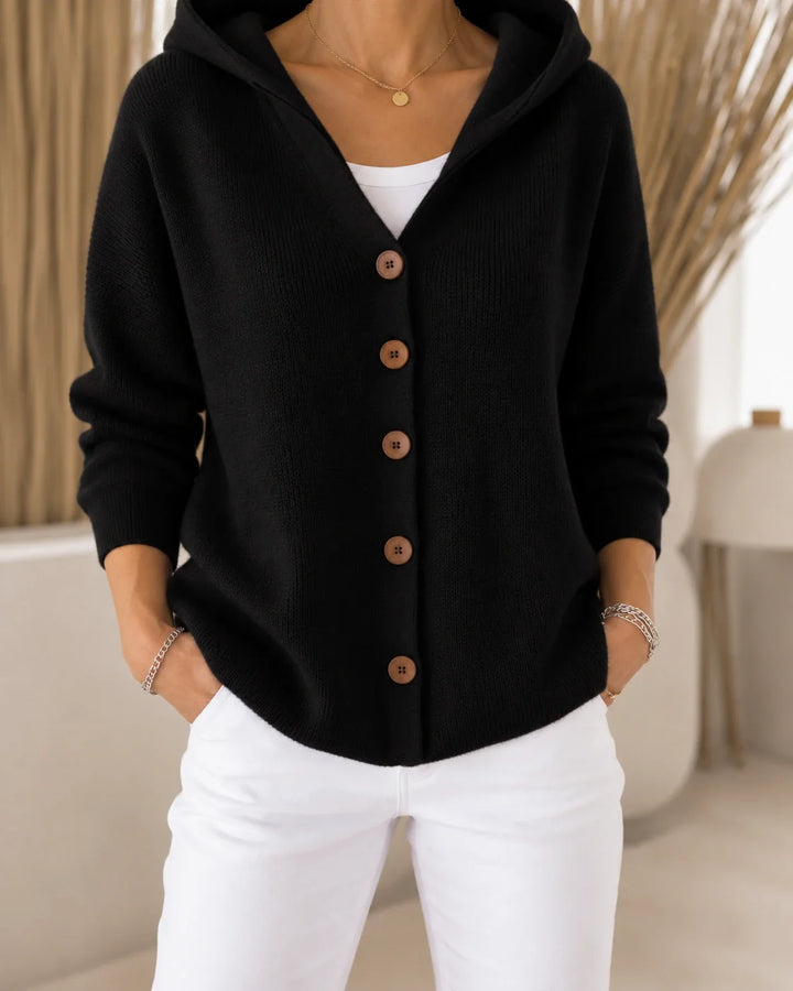 Ursula  | Leichter Kapuzen-Cardigan