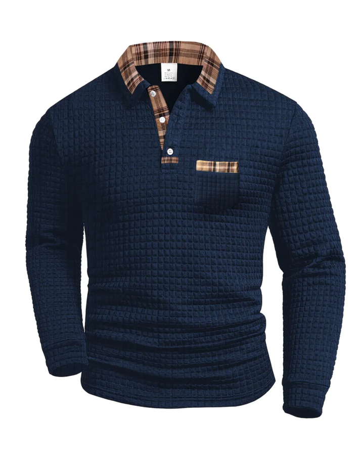 Polohemd mit Muster