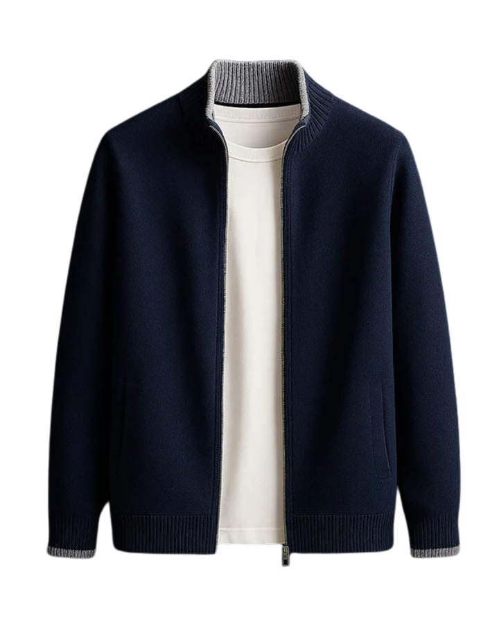 Elegante Kaschmir-Strickjacke