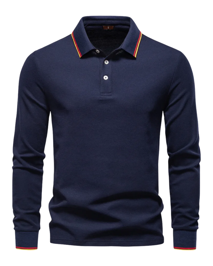 Eleganter Polo-Pullover