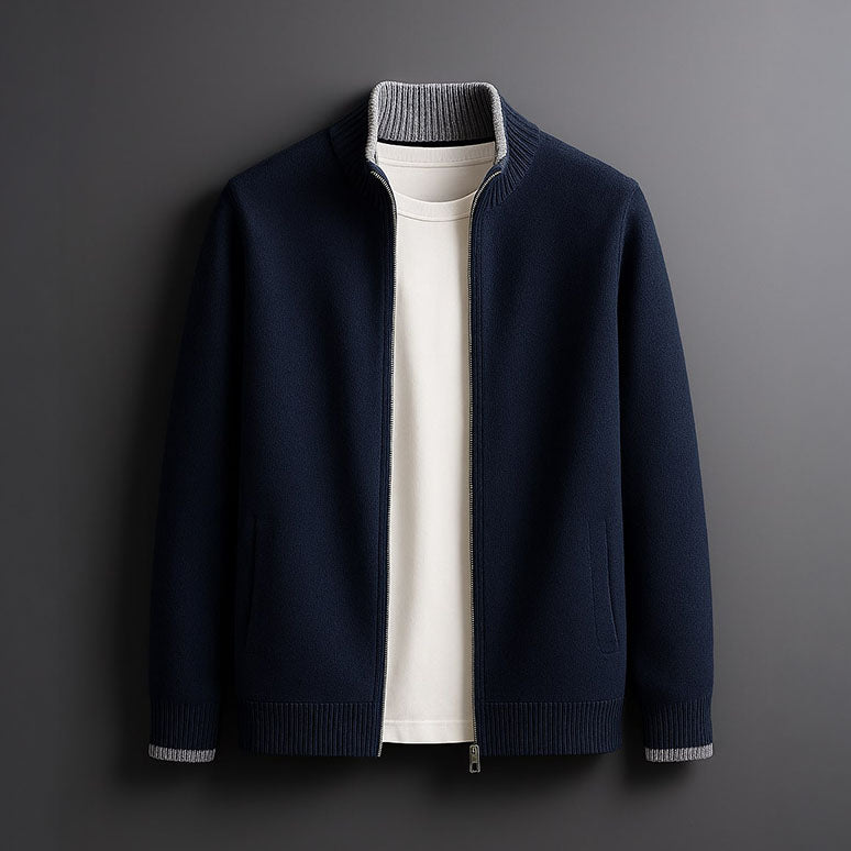 Elegante Kaschmir-Strickjacke