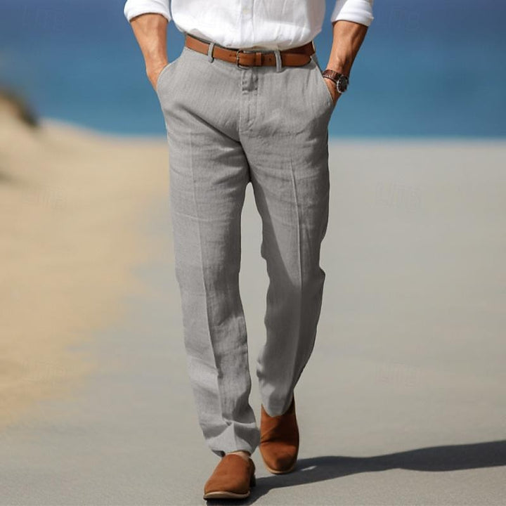 Elegante Leinenhosen