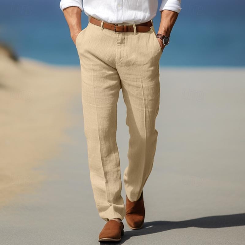 Elegante Leinenhosen